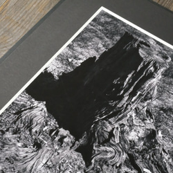 A4 美術照片 006 樹樁啞光面板飾面單色黑白照片室內照片銷售郵購 第7張的照片