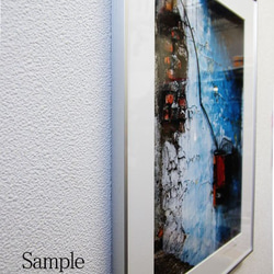 AF001　記憶の壁～スリランカ　A3ノビ　アルミ額装写真 4枚目の画像