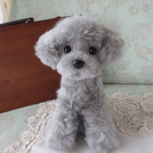 ふわふわ トイプードルS シルバー ぬいぐるみ ゆめの 通販