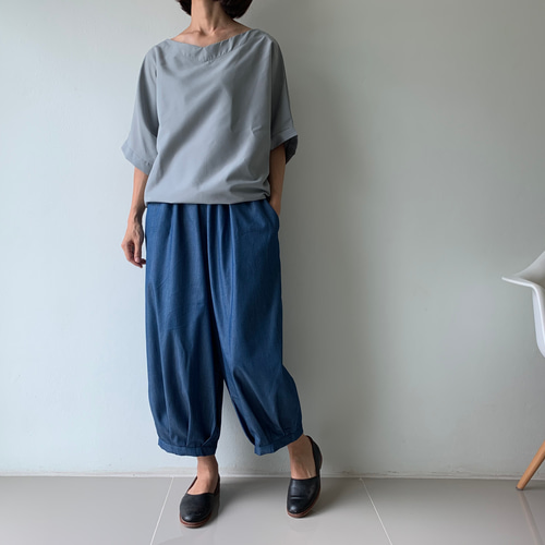 HandMade】ストレッチデニム バルーンパンツ