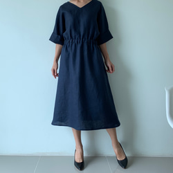 ハンドメイド❣️リネン100%ブラック もんぺパンツ ハンドメイド❣️リネン100%ブラック もんぺパンツ