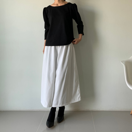 見逃し厳禁！おトクな 2色展開 ガウチョパンツ スカーチョ コーデュロイ ハンドメイド パンツ