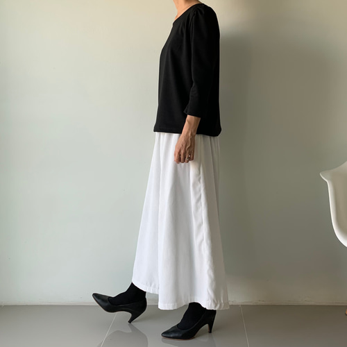 セドールJAPAN ワイドパンツ レディース 白 ガウチョパンツ 冬