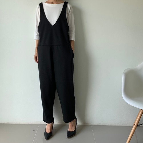 ヌキテパ サロペットパンツ NE QUITTEZ PAS!（ヌキテパ）の「ne Quittez pas ワイドパンツ