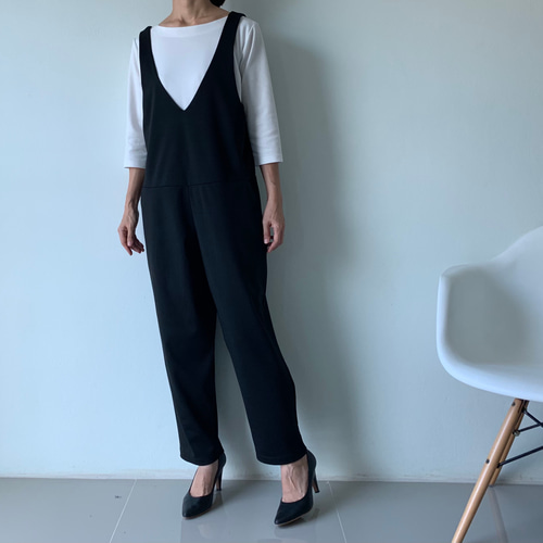 ブロカント　サロペットパンツ　黒 楽天市場】Brocante サロペットの通販