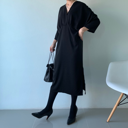 mame マメクロゴウチワンピースロンハーマン