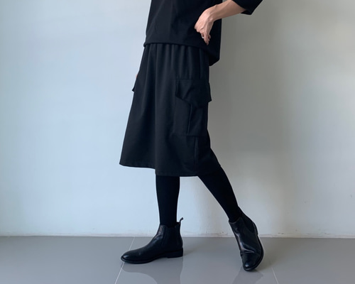 GANNI/ガニー】Light Twill Suiting Skirt：スカート（ひざ丈