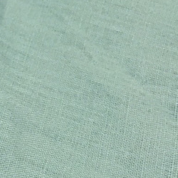 天然生活ハンドメイド リネン麻 リボン  ブラウス 淡い水色 5枚目の画像