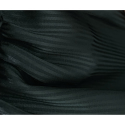 SALE1枚限定販売  黒  サテン ブラウジングワンピース ギャザー   ロング  長袖  ギャザー 6枚目の画像