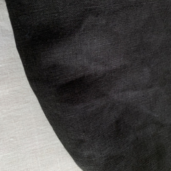エーラインフレアロングワンピース リネン100 黒  麻 マキシ丈 ノースリーブ 5枚目の画像