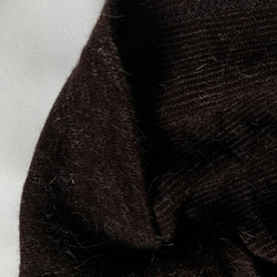 チョコレートブラウンオーバーサイズのセーターカットソー  プルオーバー セーター ニット 8枚目の画像