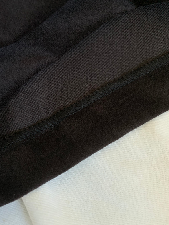 SALE 残り1限定暖か巻きスカート風なペグトップパンツ コーディロイ　アンクル丈　ブラウン 10枚目の画像