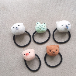 Woolfelting Mint Chocolate Frog Hair Accessories 6枚目の画像