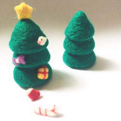 我的聖誕樹_動手裝飾羊毛氈聖誕樹+飾品組合(可客製化) 第1張的照片