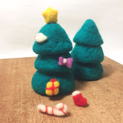 我的聖誕樹_動手裝飾羊毛氈聖誕樹+飾品組合(可客製化) 第5張的照片