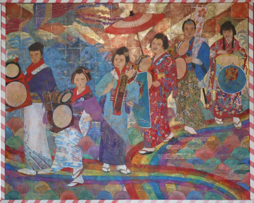 カーラフル　日本画　絵画 p-j4-d007_1.jpg