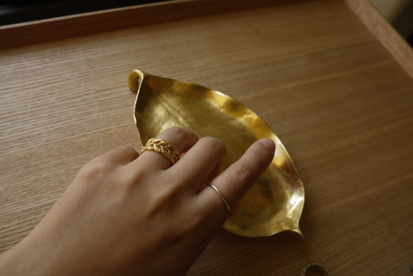 【Choccy Jewelry】純銀麥穗編織戒指 第5張的照片