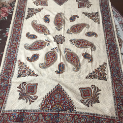 ペルシャ絨毯風の布更紗100cm150cmテーブルクロススファーカバー 2枚目の画像