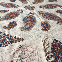 ペルシャ絨毯風の布更紗100cm150cmテーブルクロススファーカバー 3枚目の画像