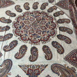 ペルシャ絨毯風の布更紗135cm×200cmテーブルクロススファーカバー 2枚目の画像