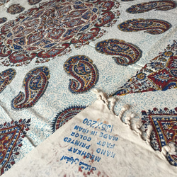 ペルシャ絨毯風の布更紗135cm×200cmテーブルクロススファーカバー 3枚目の画像