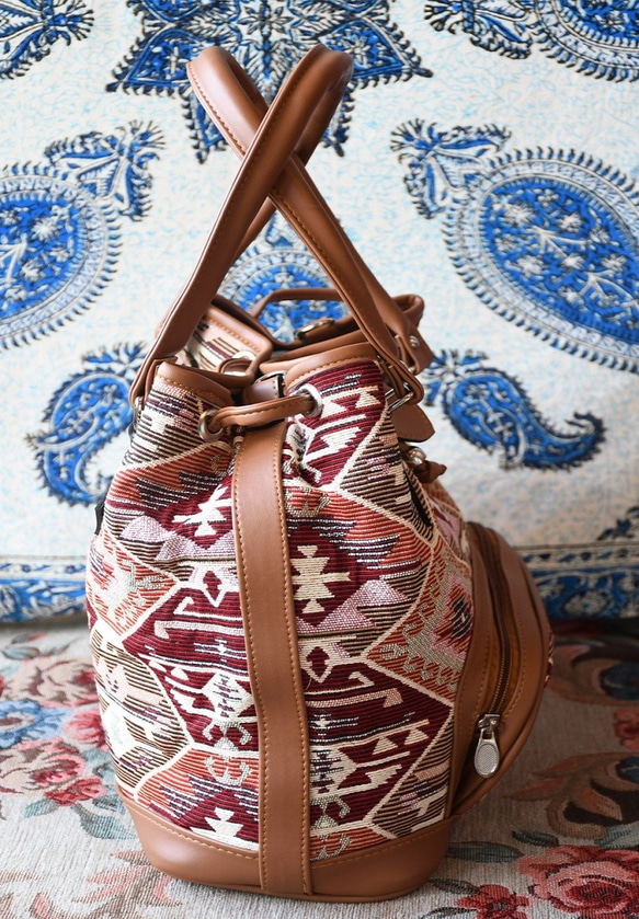 トルコのハンドメイドカバン(Turkish handmade bag ) 3枚目の画像