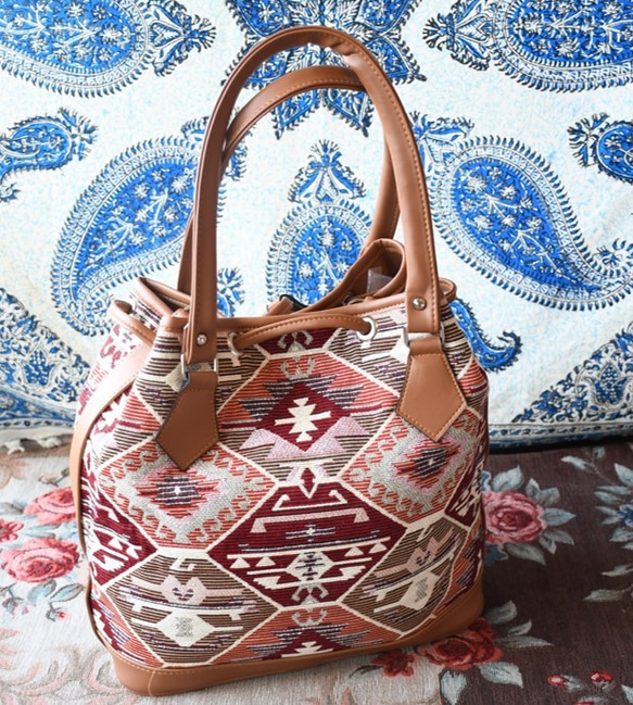 トルコのハンドメイドカバン(Turkish handmade bag ) 7枚目の画像