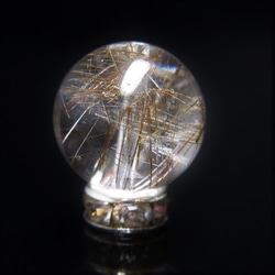 透明度抜群 現品一点物 シルバールチル １粒売り 銀針水晶 １４ミリ ４ｇ Ｓｒｔ８ シラー 虹入り レインボー 厳選 6枚目の画像