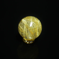 現品一点物 １粒売り ゴールドルチル クォーツ 金針水晶 １４ミリ ＳＰＲ１５ ハンドメイド 天然石 パワーストーン 9枚目の画像