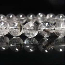 【動画あり】白銀の輝き 現品一点物 プラチナルチルブレスレット 白金水晶 数珠 １０ミリ ２６ｇ ＧＰｒ７ 経営者に人気 3枚目の画像