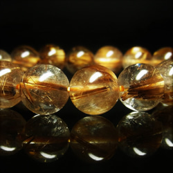 【写真現物】　タイガールチルクォーツブレスレット　金針水晶数珠　１２ミリ　４５ｇ　Ｔｉｒ２３　金運　タイガーアイ 9枚目の画像