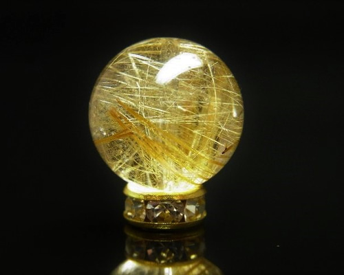 写真現品一点物】 極上ゴールドルチルクォーツ（金針水晶）14