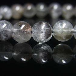 現品一点物 プラチナルチル ブレスレット 白金水晶 数珠 ８ミリ ２０ｇ Ｐｒ５１ シラー 虹入水晶 クォーツ ルチル 2枚目の画像