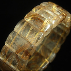 イチオシ 現品一点物 タイガールチル クォーツ バングル 透明感抜群 虎目金針水晶 ２０－２２ミリ 数珠 Ｔｉｒｂ６ 6枚目の画像