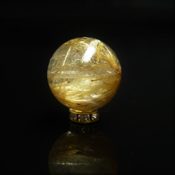 オススメ 現品一粒売り 極上 タイチンルチル 金針水晶 １６ミリ ＫＹＴ６０ ハンドメイド クォーツ 水晶 天然石 9枚目の画像
