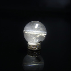 透明感重視 現品一点物 粒売り プラチナルチル 13-14ミリ 貫通穴有 Ｐｔ４８ 白金水晶 パワーストーン 7枚目の画像