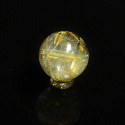 現品一点物 1粒売り 太陽放射タイチンルチル 金針水晶 １２ミリ ＫＨ１２ ヘマタイト ルチル最強の天然石 ハンドメイド 8枚目の画像