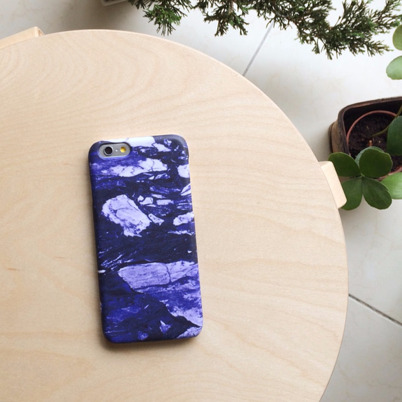 紫色大理石//原創手機殼- iPhone, HTC, Samsung, Sony, LG 磨砂硬殼 第3張的照片