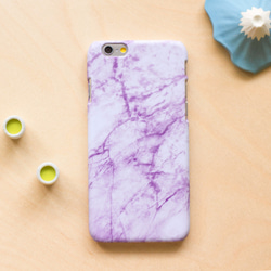 粉紫雲彩大理石//原創手機殼- iPhone, HTC, Samsung, Sony, LG 磨砂硬殼 第5張的照片