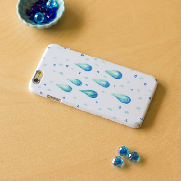 クールな水滴//オリジナルモバイルシェル -  iPhone、HTC、サムスン、ソニー、LGマットハードシェル 2枚目の画像