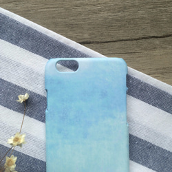粉藍馬卡龍水彩色鉛筆//原創手機殼- iPhone, HTC, Samsung, Sony, LG 磨砂硬殼 第7張的照片