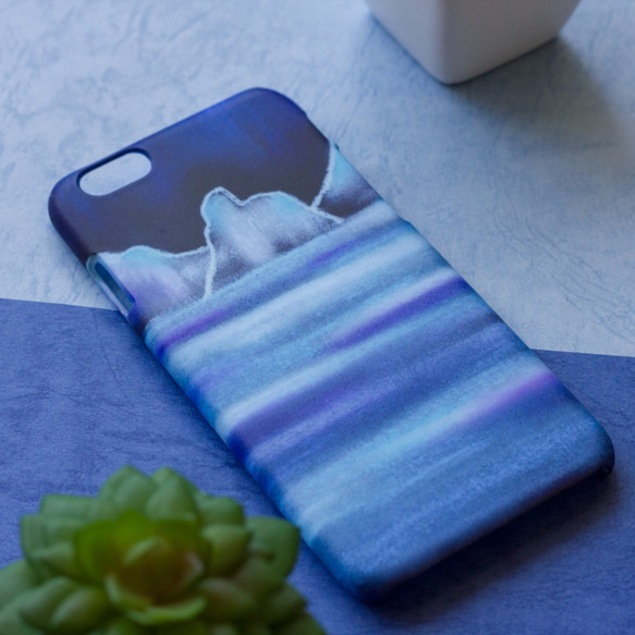 冰山藍//原創手機殼- iPhone, HTC, Samsung, Sony,oppo, LG 磨砂硬殼 第2張的照片