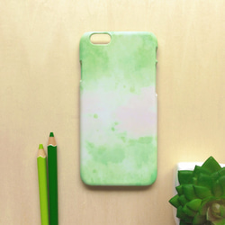 草木綠與淡山茱萸粉//原創手機殼- iPhone, HTC, Samsung, Sony,oppo, LG 磨砂硬殼 第6張的照片