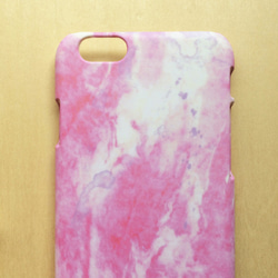 復古粉紅紫大理石噴畫//原創手機殼- iPhone, HTC, Samsung, Sony,oppo, LG 磨砂硬殼 第5張的照片