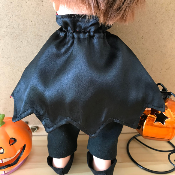 ドラキュラ風ハロウィンセット＊レミンちゃん　26cm ソランちゃん　ソランちゃん服 4枚目の画像