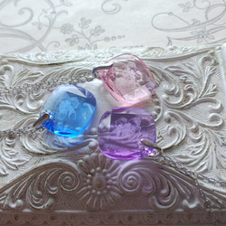 ヴィンテージ　Rozalin-flower／スワロフスキー　ネックレス（Silver） 4枚目の画像