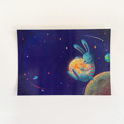 Have nice dreams 兔子&小星球 明信片 \ 兎と小さな惑星 ポストカード 第2張的照片