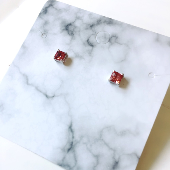 ♦NINA SHIH JEWELRY ♦愛戀::尖晶石純銀耳環Spinel(蓮花色尖晶石) 第1張的照片