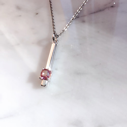 *ONLY ONE* ♦NINA SHIH JEWELRY ♦純銀蓮花尖晶石項鍊(Spinel) 第1張的照片