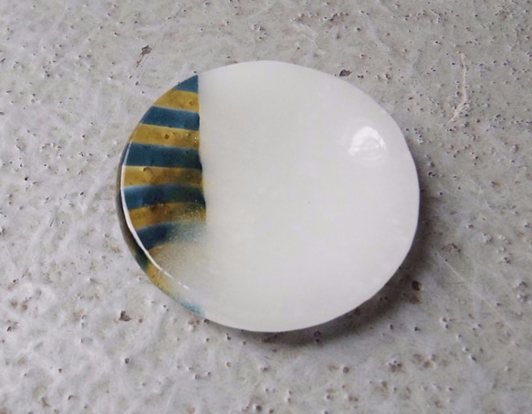 ガラス豆皿 / 縞々 stripe pattern01 2枚目の画像
